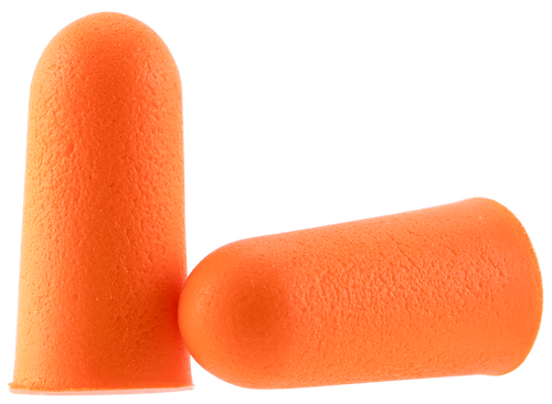 Walker's GWPFP50PK Foam Ear Plugs  Disposable Foam 32 dB Orange 50 Pair
