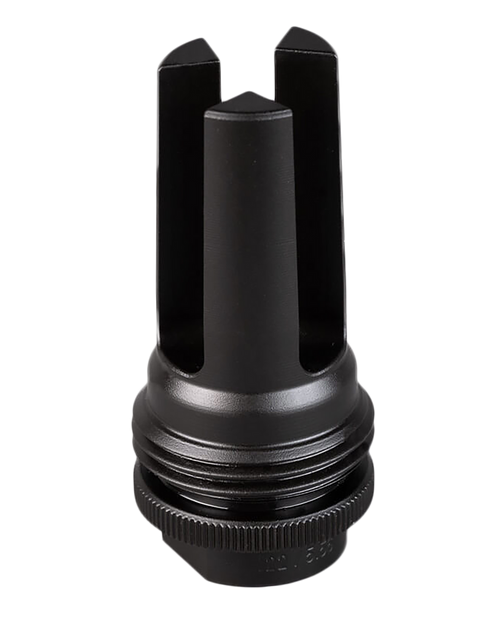 SilencerCo AC141 ASR Flash Hider Black Steel with 1/2"-28 tpi Threads for 5.56x45mm NATO
