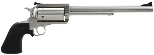 Magnum Research BFR500SW10 BFR Long Cylinder Large Frame 500 S&W Mag 5 Shot, 10" Brushed Stainless Steel Barrel, Cylinder & Frame, Black Rubber Grip, Exposed Hammer