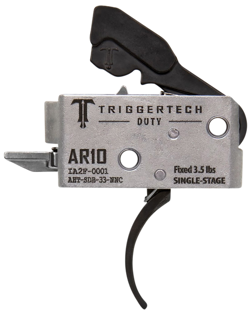 TriggerTech AHTSDB33NNC Duty  Curved Trigger Single-Stage 3.50 lbs Draw Weight Fits AR-10