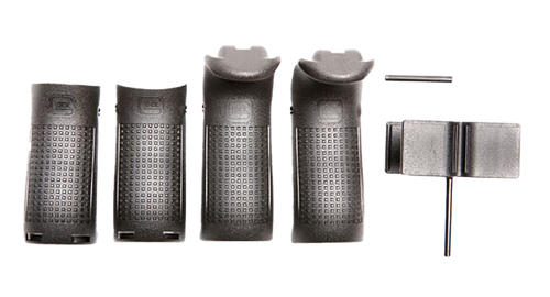 Glock 30821  Backstrap/Beavertail Set Black Polymer