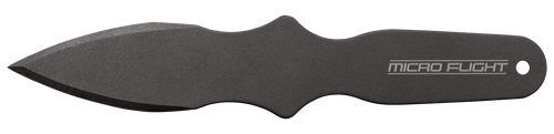 Cold Steel CS80STMB Micro Flight Thrower Fixed Plain Spear Point Black 550C Steel Blade/Handle