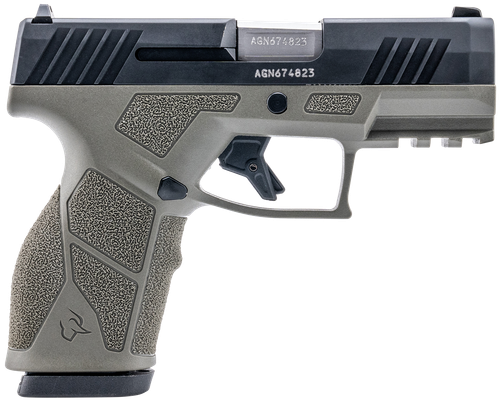 Taurus 1-GX2931O GX2  9mm Luger 13+1 3.37" Matte Stainless Steel Barrel, Matte Black Serrated Stainless Steel Slide, OD Green Polymer Frame w/Picatinny Rail, Polymer Grip