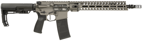 Patriot Ordnance Factory 02046 Minuteman  5.56x45mm 30+1 13.75" Black Steel Threaded Barrel, Tungsten Cerakote Receiver, 13" Renegade Rail Handguard