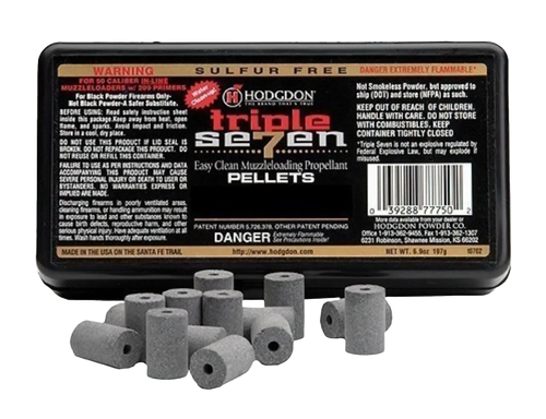 Hodgdon T75050 Triple Seven Pellets 50 Cal 50 Grain 100 Per Box