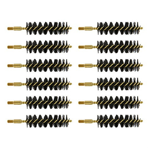 HEAVY WEIGHT BRUSH, NYLON, .58 CALIBER MUZZLELOADER, 12 PACK