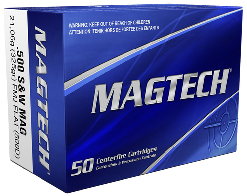 Magtech 500D Range/Training  500S&WMag 325gr Full Metal Jacket Flat Nose 20 Per Box/25 Case