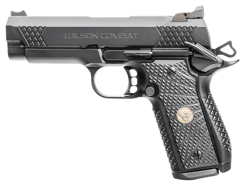 Wilson Combat 2EDCXCP9A EDC X9 2.0 9mm Luger 15+1 4" Stainless Fluted Barrel, Armor-Tuff Stainless Steel Tri-Top Cut Slide, Combat-Tuff Aluminum Frame w/Beavertail, Black Polymer Grip
