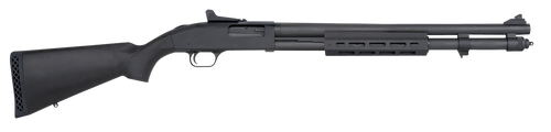 Mossberg 50674 590  12 Gauge Pump 3" 8+1 20" Matte Blued Steel Barrel, Matte Blued Drilled & Tapped Receiver, M-LOK Handguards, Black Fixed Synthetic Stock