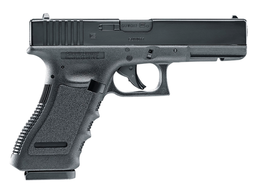 Umarex 2255208 Glock 17 Gen3 CO2 177 BB 18+1 4.48" Black Polymer Grips
