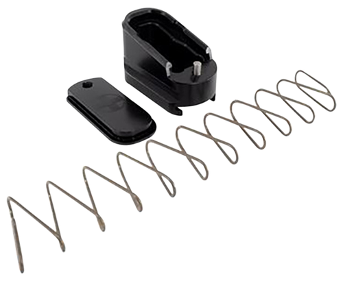 Shield Arms G43ME2BLK Magazine Extension  +2 Extended 2rd Compatible w/Glock 43, Black Anodized Aluminum