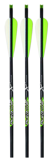Carbon Express 52148 Piledriver Crossbolt Green 20" Carbon Fiber 3 Pack