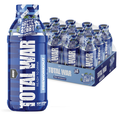 Redcon1 RC1TWRTDAB-12 Total War Ready to Drink Artic Berry 12 Pack