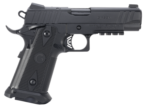 Girsan 395050 Witness2311  45 ACP 11+1 4.25" Black Steel Barrel, Black Serrated Steel Slide, Black Polymer Frame w/Beavertail & Picatinny Rail, Black Checkered Polymer Grip, Ambidextrous