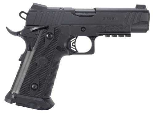 Girsan 395050 Witness2311  45 ACP 11+1 4.25" Black Steel Barrel, Black Serrated Steel Slide, Black Polymer Frame w/Beavertail & Picatinny Rail, Black Checkered Polymer Grip, Ambidextrous