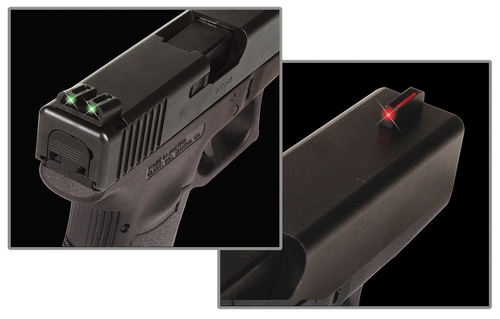 TruGlo TG131G1 Fiber-Optic  Red/Fiber Optic Front Sight-Green/Fiber Optic Rear Sight Glock 17/17L/19