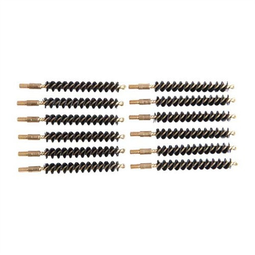 HEAVY WEIGHT NYLON RIFLE BRUSH 30 CALIBER 12 PACK