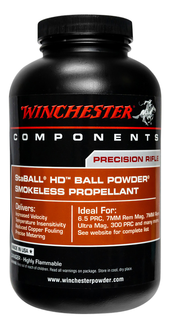 Winchester Powder STABALLHD1 Staball HD Rifle Powder 1LB