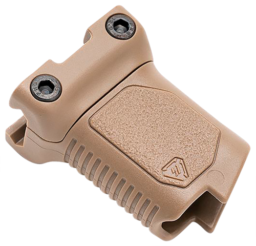 Strike Industries ARCMAGSFDE Angled Vertical Grip Short Flat Dark Earth Polymer with Cable Management Storage for M-LOK Rail