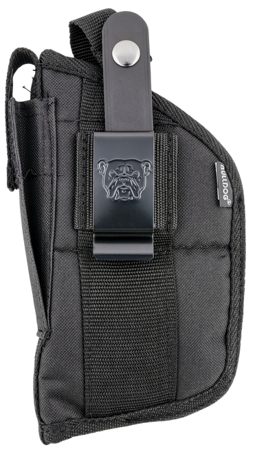 Bulldog FSN19 Extreme  OWB Black Nylon Belt Loop/Clip Fits Auto w/Laser or Light Fits 2-5" Barrel Ambidextrous