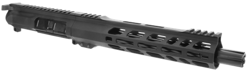 TacFire BU-9MM-10 Pistol Upper Assembly  9mm Luger Caliber with 10" Black Nitride Barrel, Black Anodized 7075-T6 Aluminum Receiver & M-LOK Handguard for AR-Platform Includes Bolt Carrier Group