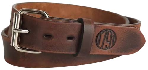 1791 Gunleather BLT013640VTGA 01 Gun Belt Vintage Leather 36/40 1.50" Wide Buckle Closure