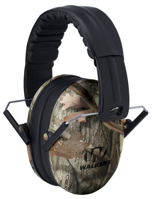 Walker's GWPFKDMCAMO Youth Passive Muff 23 dB Over the Head Next G-1 Camo/Black Polymer