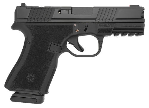 Black Rain Ordnance FL9MMBLK   Compact Frame 9mm 15+1 4" Stainless Steel Slide
