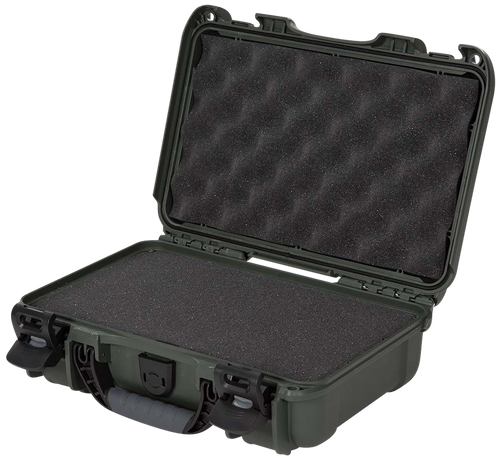 Nanuk 9091006 909  Waterproof & Airline Approved Olive Resin w/ Cubed Foam 11.44" L x 7" W x 3.68" H Interior Dimensions