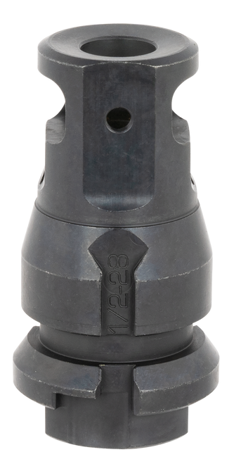 Dead Air DA109 KeyMount Muzzle Brake Black with 1/2"-28 tpi Threads & 2.60" OAL for Sandman Series, KeyMo Equipped Nomad-30 & Primal Suppressors