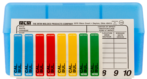 MTM Case-Gard RM5024 Case-Gard R-50 Multi-Caliber Clear Blue Polypropylene 50rd