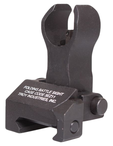 Troy Ind SSIGFBSFHBT02 Tritium Front Folding BattleSight HK  Black Hardcoat Anodized for HK