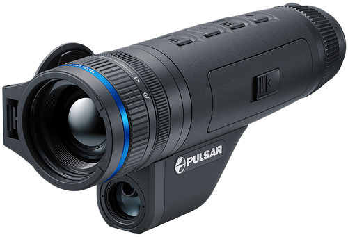Pulsar PL77512 Telos LRF XQ35 Thermal Hand Held  Black 3-12x35mm 384x288, 17 Microns Resolution Zoom 4x