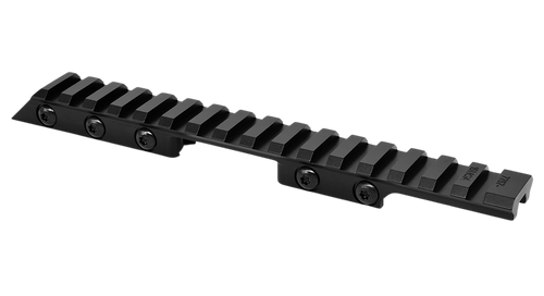 Warne 7757M  Picatinny Rail 11mm Dovetail Black Aluminum Fits CZ 457 15 MOA