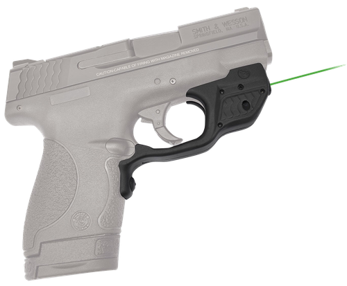 Crimson Trace 0144901 Laserguard  S&W M&P Shield/Shield M2.0, Green Laser Black Polymer