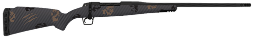Fierce Firearms TWROG7PRC22BT Twisted TI Rogue 7mm PRC 22" Black Cerakote Steel Threaded Barrel, Drilled & Tapped Titanium Receiver, LR Negative Comb Trophy Camo Carbon Fiber Stock