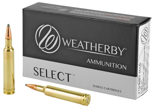 Weatherby H270130IL Select  270WthbyMag 130gr Hornady Interlock 20 Per Box/10 Case