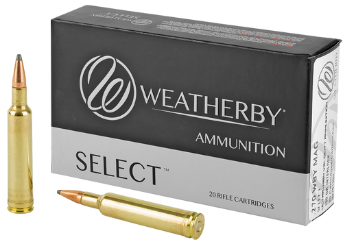 Weatherby H270130IL Select  270WthbyMag 130gr Hornady Interlock 20 Per Box/10 Case