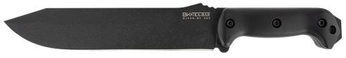 Ka-Bar BK9 Becker Combat Bowie 9.25" Fixed Clip Point Plain Black 1095 Cro-Van Blade, Black Ultramid Handle, Includes Sheath