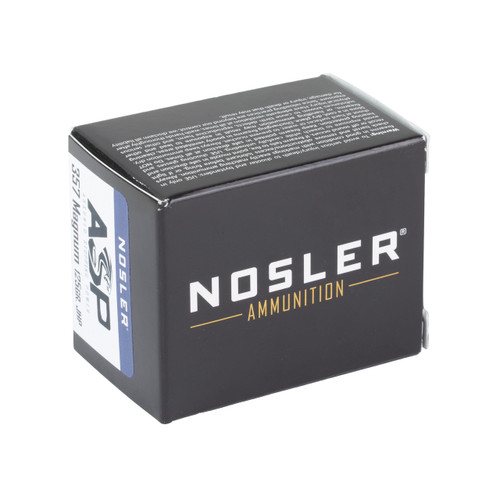 NOSLER ASP 357MAG 125GR JHP 20/400