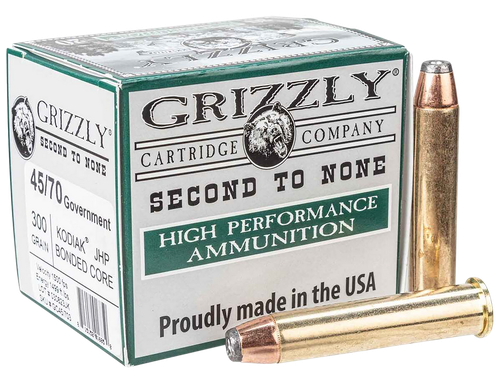 Grizzly Ammo GC45/703   45-70Gov 300gr Jacketed Hollow Point 20 Per Box/10 Case