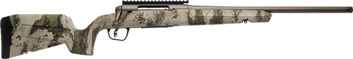 Savage Arms 32305 Axis 2 Pro Compact 308 Win 4+1 20" Gun Metal Bronze Cerakote Heavy Threaded Barrel & Picatinny Rail Carbon Steel Receiver, Fixed Woodland Camo Synthetic Stock, Right Hand