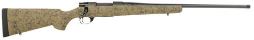 Howa HHS43163 M1500 HS Precision 308 Win 5+1 22" Threaded Barrel, Black Metal Finish, Green with Black Webbing Fixed HS Precision Stock
