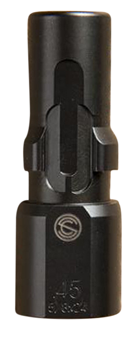 SilencerCo AC2603 3-Lug Muzzle Device 45 ACP 5/8"-24 Threads Black