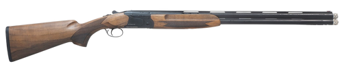 Pointer REXFT912BBW12 FT912 Field Trek Full Size 12 Gauge Break Open 3" 2rd 28" Black Over/Under Vent Rib Barrel, Black Steel Receiver, Fixed Walnut Stock, Ambidextrous
