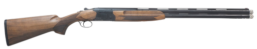 Pointer REXFT912BBW12 FT912 Field Trek Full Size 12 Gauge Break Open 3" 2rd 28" Black Over/Under Vent Rib Barrel, Black Steel Receiver, Fixed Walnut Stock, Ambidextrous