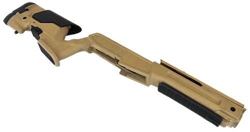 Archangel AAMINIDT Precision Stock  Desert Tan Synthetic Fixed with Adjustable Cheek Riser for Ruger Mini-14, Mini Thirty