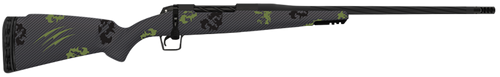 Fierce Firearms TWROG300WIN20BF Twisted Rogue 300 Win 20" Armour Lube Black Fluted Threaded Barrel, Drilled & Tapped Steel Receiver, LR Negative Comb Forest Camo Carbon Fiber Stock
