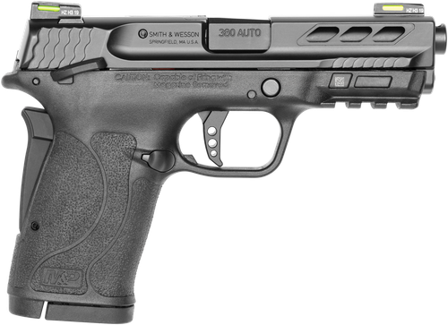 Smith & Wesson 12717 Performance Center M&P Shield EZ M2.0 380 ACP 3.80" 8+1 Black Black Armornite Stainless Steel Slide Black Polymer Grip