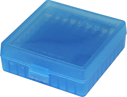 MTM Case-Gard P1002224 Ammo Box Flip-Top 22 LR Blue 100rd